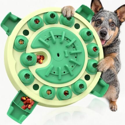 KADTC Large 3-Level Dog Puzzle Toy, Mental Stimulation Games for Smart Dogs