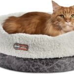 K&H Heated Cat Bed, Thermo-Snuggle Cup Bomber Indoor, Safety Listed, 18×14
