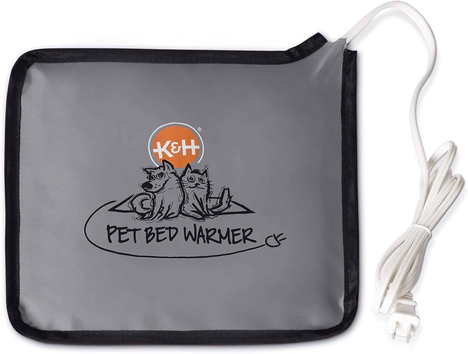 K&H Pet Bed Warmer, Safety Listed, Cat Heating Pad, Small 10.25×9.25in Gray K&H Pet Bed Warmer, Safety Listed, Cat Heating Pad, Small 10.25×9.25in Gray