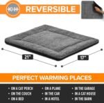 K&H Self-Warming Cat Bed Pad, Self Heating Pad, Small 21 X 17 Gray/ Black - Image 2