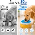 KILIN Slow Feeder Dog Licking Bowl with Rolling Ball,4 Non-Slip Pads,8fl oz - Image 2