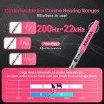 KIVORA 4 Pack Dog Whistle to Stop Barking Neighbors Dog,304 Stainless Steel Adjustable Ultrasonic Silent Dog Training Whistle for Recall & Bark Control,Professional Whistle Suitable for All Dogs(pink) - Image 2
