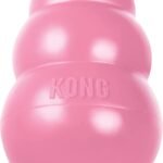KONG Puppy, Natural Rubber Teething Chew Toy, for Medium Puppies, Pink