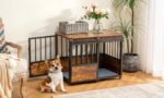 KOOPRO 32 Inch Dog Crate Furniture with Cushion for Large Medium Dogs - Image 2