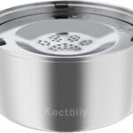 Kactoily 3L/101oz Dog Water Bowl Stainless Steel Slow Water Bowl for Dog