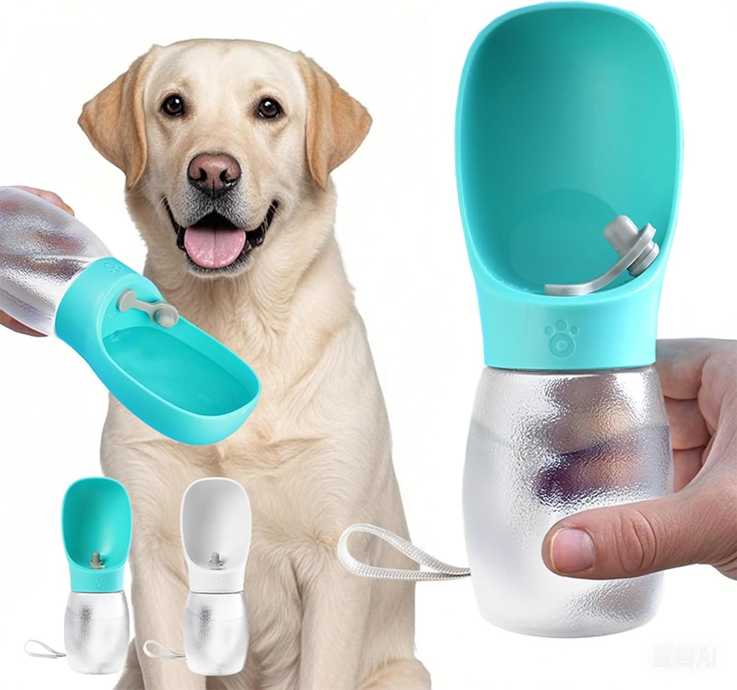 Kalimdor Dog Water Bottle,Leak Proof Portable Puppy Water Dispenser with Drinking Feeder, Dog Walking Accessories for Pets Outdoor Walking, Hiking, Travel, Food Grade Plastic Kalimdor Dog Water Bottle,Leak Proof Portable Puppy Water Dispenser with Drinking Feeder, Dog Walking Accessories for Pets Outdoor Walking, Hiking, Travel, Food Grade Plastic
