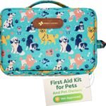 KeepGoing Pet First Aid Kit for Dogs & Cats, 99 Pc. Travel Emergency Kit