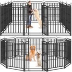 Kfvigoho Heavy Duty Dog Playpen 12 Steel Panels 47" Height