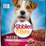Kibbles ‘n Bits Bistro Mini Bits Small Breed Dry Dog Food, Oven Roasted Beef, Spring Vegetable & Apple Flavors for Adult Dogs, 16 lb. Bag
