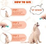 Kigeli 30 Pcs Dog Training Clicker for Pet with Wrist Strap, Multicolor - Image 2
