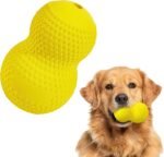 Kimee Natural Rubber Dog Chew Toys Dog Toys for Aggressive Chewers Gourd