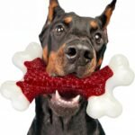 Kseroo Tough Dog Chew Toys for Aggressive Chewers 20-90lbs, Red