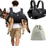 Large Dog Backpack for Hiking: Easy Carry 50-60 lbs Dogs for Entire Journey