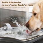 Large Stainless Steel Dog Water Fountain no Spill, 2.1Gal/8L with 8 Filters - Image 2