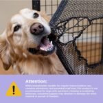 Lesure Portable Soft Collapsible Dog Crate for Large Dogs, 36in Light Grey - Image 2