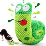 Letsmeet Squeaky Snuffle Dog Toy for Boredom Relief, Interactive Treat Puzzle Plush for Mental Stimulation & Foraging Training, Soft Chew Toy for Small Medium Dogs