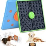 Lick Mat for Dogs Crate for Puppies Slow Food Licking Pad Blue