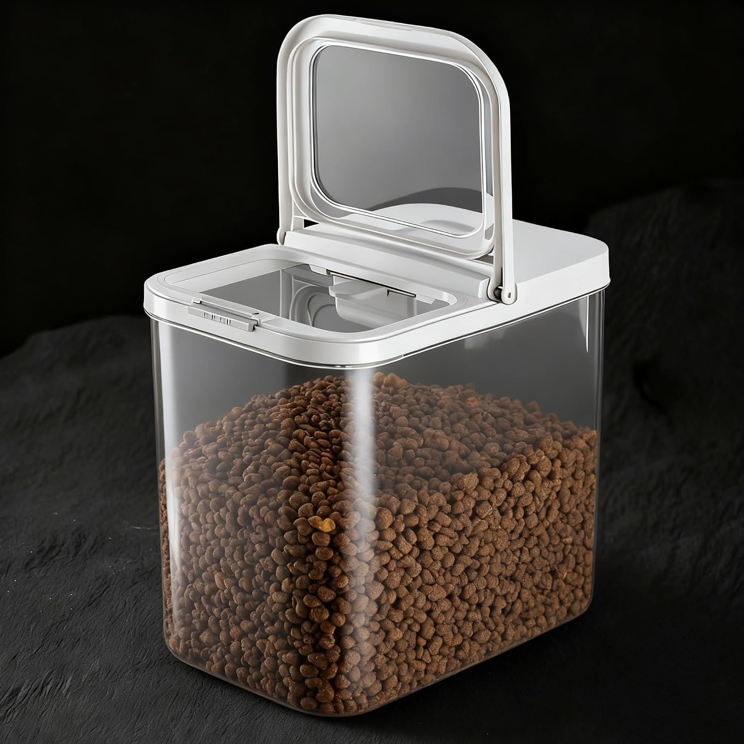 LivLab Mker Pet Food Storage Containers With Lids & Scooper LivLab Mker Pet Food Storage Containers With Lids & Scooper