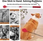 LogFaadCoi Collapsible Portable Dog Training Stick,Silicone Durable Dog Training Whip with Anti-Slip Handle,Outdoor and Indoor Training Dog Tools,Puppy Training Whip Exercise Accessory - Image 2