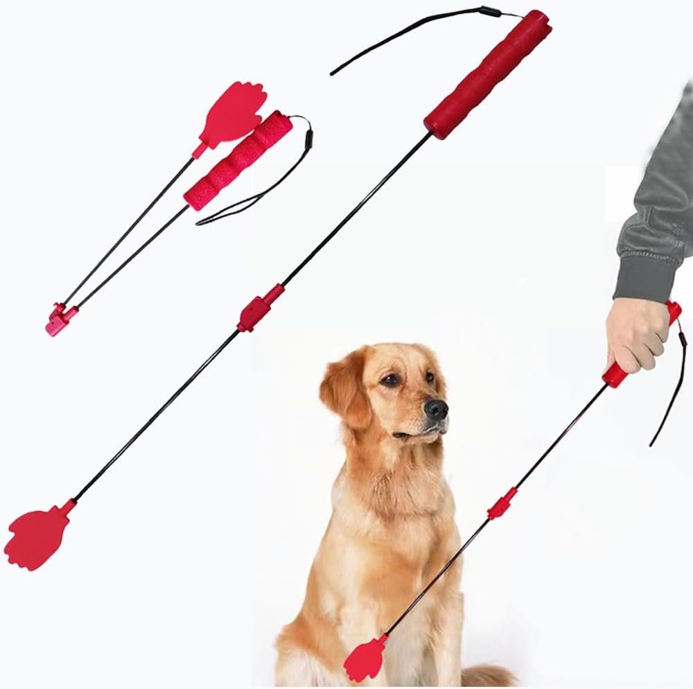 LogFaadCoi Collapsible Portable Dog Training Stick,Silicone Durable Dog Training Whip with Anti-Slip Handle,Outdoor and Indoor Training Dog Tools,Puppy Training Whip Exercise Accessory LogFaadCoi Collapsible Portable Dog Training Stick,Silicone Durable Dog Training Whip with Anti-Slip Handle,Outdoor and Indoor Training Dog Tools,Puppy Training Whip Exercise Accessory