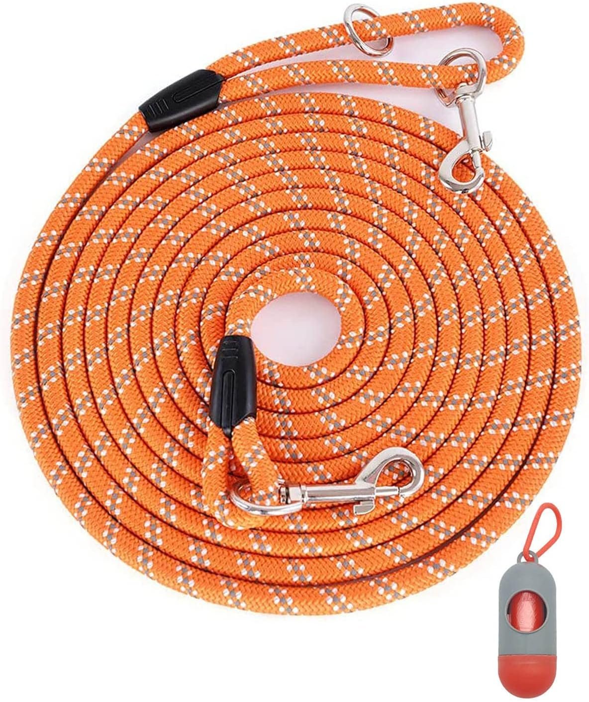 Long Dog Leash for Dog Training 10FT 16FT/30FT/50FT/100FT, Reflective Threads Rope Dog Leash, Heavy Duty Dog Lead for Large Medium Small Dogs Walking Playing, Camping, or Yard Long Dog Leash for Dog Training 10FT 16FT/30FT/50FT/100FT, Reflective Threads Rope Dog Leash, Heavy Duty Dog Lead for Large Medium Small Dogs Walking Playing, Camping, or Yard