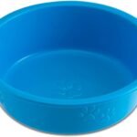 Loving Pets Dolce Luminoso Dog Bowl, Non-Skid Plastic Bowl, Large, Blue
