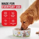 Loving Pets Dolce Moderno Dog Bowl – Modern Melamine Dog Food Bowl & Dog Water Bowl – Durable, Non-Slip Pet Dish for Small & Medium Dogs – Dishwasher Safe Dog Bowl (Small, 16 oz) - Image 2