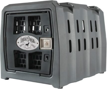Lucky Dog Kennel, Durable Crash Tested Portable Dog Crates, Medium