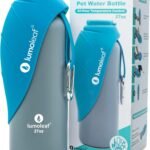LumoLeaf Insulated Dog Water Bottle 27 oz Stainless Steel – Keep Water Cool or Warm, Portable Pet Water Bowl for Travel, Wide Mouth for Easy Ice Filling & Cleaning