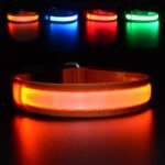 MASBRILL LED Dog Collar – Rechargeable, Waterproof, Glow Collar for Small to Large Dogs