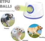 MEKAPLE Automatic Dog Ball Launcher, Upgraded Interactive Dogs Balls Thrower for Small Dogs, Distance Adjustable Mental Stimulating Dog Toys with 4 Durable Etpu Balls 2.2 Inch (Blue) - Image 2