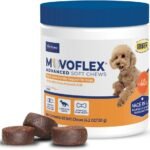 MOVOFLEX Advanced Soft Chews Hip and Joint Support Supplement for Small Dogs – 60 Count by Virbac