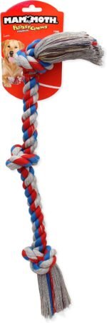 Mammoth Flossy Chews Rope Tug – Premium Cotton-Poly Tug Toy for Dogs – Interactive Rope Toy (Colors May Vary) - Image 2