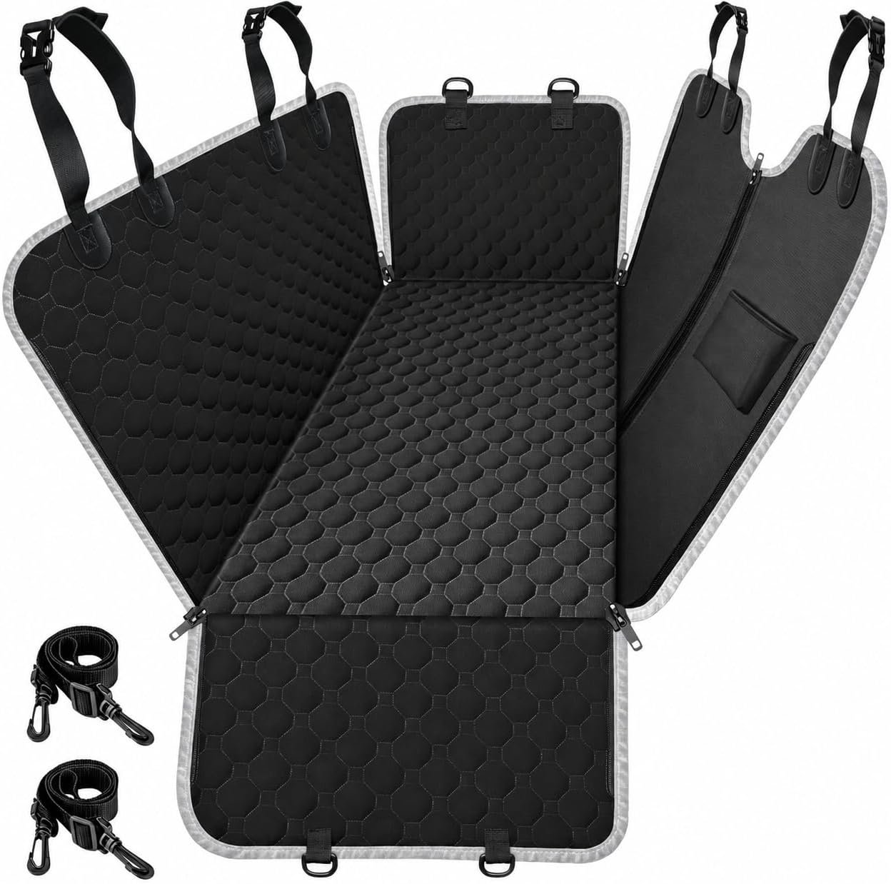 Mancro Dog Car Seat Cover for Back Seat, Waterproof Dog Hammock for Car Mancro Dog Car Seat Cover for Back Seat, Waterproof Dog Hammock for Car