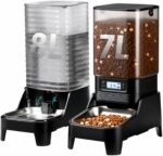Marchul 15L Automatic Cat Feeder and Water Dispenser, Programmable Feeder