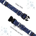 Martingale Collar for Dogs with Buckle Heavy Duty Boy Dog Collar for Medium Dogs, Deep Blue Shark - Image 2