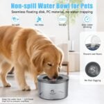 MateeyLife 1 Gallon Dog Water Bowl No Spill 3.8L Large Capacity Slow Feeder - Image 2