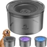 MateeyLife 1 Gallon Dog Water Bowl No Spill 3.8L Large Capacity Slow Feeder