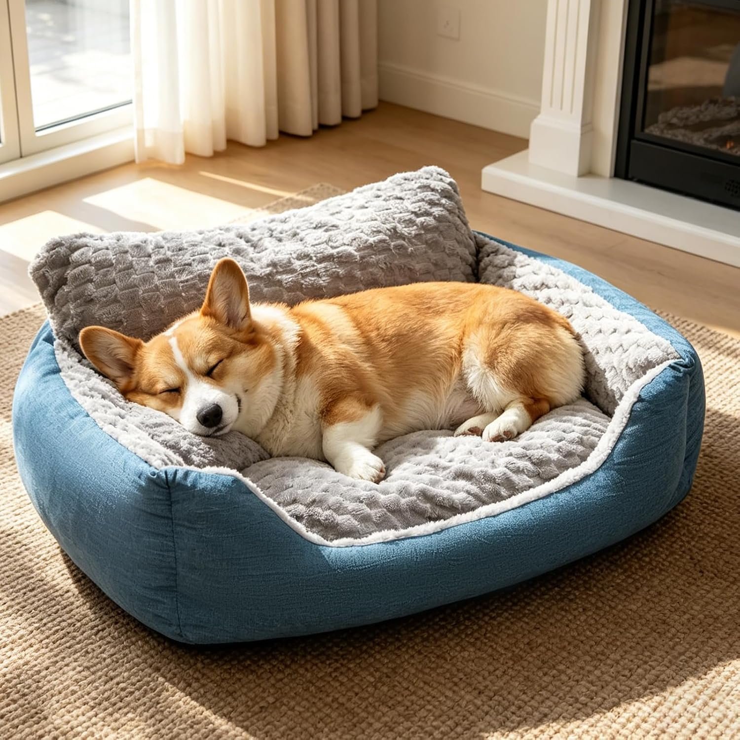 Medium Dog Bed, Orthopedic Bolster Sofa with Soft Plush Cushion, Machine Washable Non-Slip Bottom for Joint Pain Relief,30″x24″x13″ All Season Comfort for Dogs Up to 33 lbs Medium Dog Bed, Orthopedic Bolster Sofa with Soft Plush Cushion, Machine Washable Non-Slip Bottom for Joint Pain Relief,30″x24″x13″ All Season Comfort for Dogs Up to 33 lbs