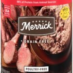 Merrick Grain Free Canned Dog Food, Beef Lamb Bison, 12.7 oz, Pack of 12