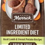 Merrick Limited Ingredient Lamb Sweet Potato Dry Dog Food, 4 lb Bag