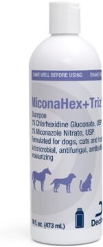 MiconaHex+Triz Shampoo for Dogs, Cats and Horses, 16 oz, Unscented