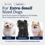 Midwest 22-Inch Single Door iCrate, for Extra-Small Breeds, Up to 15 lbs - Image 2