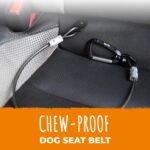 Mighty Paw Dog Seat Belt Vehicle - Chew-Proof Dog Belt - Great for Teething Puppies - Latch Bar Attachment Like Child's Car Seat - Aviation Aluminum Carabiner - Strong Enough for Climbers - 850+ LB - Image 2