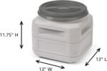 Mighty Tuff Airtight Dog Food Storage Container – 6 Gal, up to 24 lb Capacity – Cat and Dog Food Container with Twist Lid & Handles – BPA-Free, Made in USA - Image 2