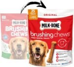 Milk-Bone Brushing Chews Large Daily Dental Dog Treats, 33.7 oz Bag - Image 2