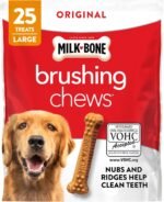 Milk-Bone Brushing Chews Large Daily Dental Dog Treats, 33.7 oz Bag