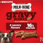 Milk-Bone GravyBones Dog Biscuits, Gravy Coated Small Dog Treats, 7 Lb. Box