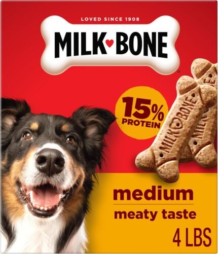 Milk-Bone Original Biscuits Medium Dog Treats, 4 Lb.