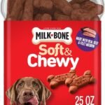 Milk-Bone Soft & Chewy Dog Treats, 25 Oz. Canister